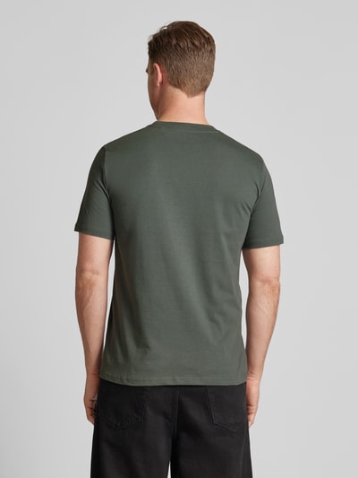 Marc O'Polo Regular Fit T-Shirt aus reiner Baumwolle Dunkelgruen 5