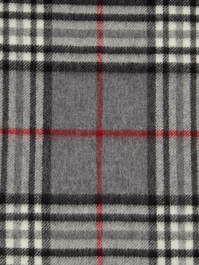 Fraas Schal aus Kaschmir mit Tartan-Karo Anthrazit 2