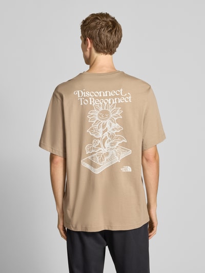 The North Face Relaxed fit T-shirt met ronde hals Beige - 4