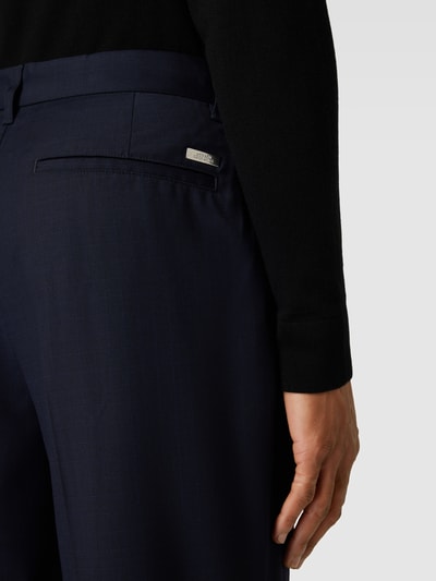 ARMANI EXCHANGE Regular fit pantalon met logodetail Marineblauw - 3