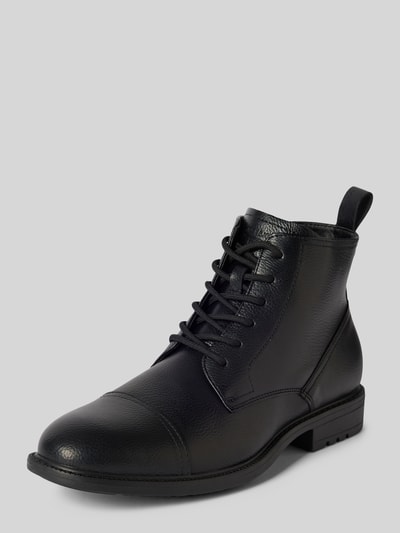 Jack & Jones Schnürboots mit Label-Prägung Modell 'BARBICAN' Black 1