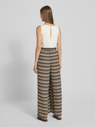 Zero Relaxed Fit Jumpsuit aus Viskose-Mix mit Eingrifftaschen Black 5