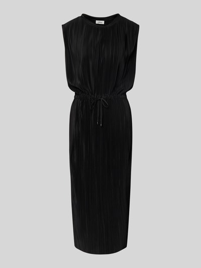 s.Oliver RED LABEL Relaxed Fit Plisseekleid mit Kordelzug BLACK 2