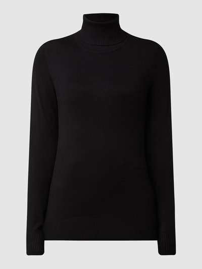 Saint Tropez Pullover mit Rollkragen Modell 'Mila' Black 2