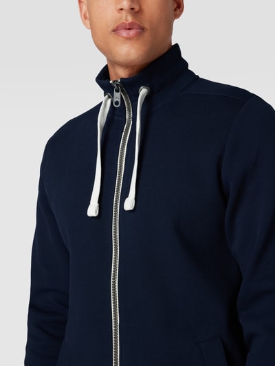 Tom Tailor Sweatjacke mit seitlichen Eingrifftaschen Marine 3