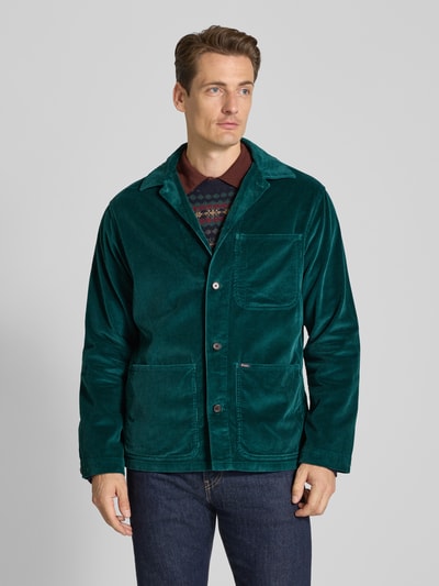 Polo Ralph Lauren Hemdjacke mit Reverskragen Dunkelgruen 4