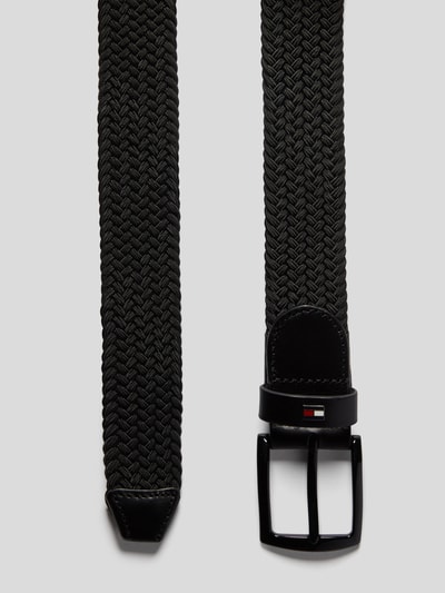 Tommy Hilfiger Riem met gevlochten motief Zwart - 3