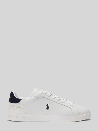 Polo Ralph Lauren sneakers van echt leer met logodetails Wit - 2