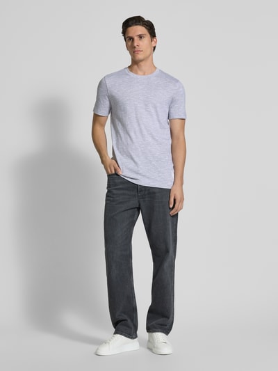Tom Tailor Denim Regular Fit T-Shirt aus reiner Baumwolle Hellgrau 1