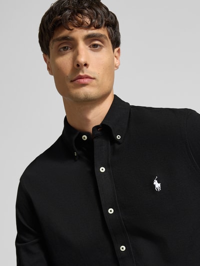 Polo Ralph Lauren Regular Fit Freizeithemd mit Button-Down-Kragen Black 3