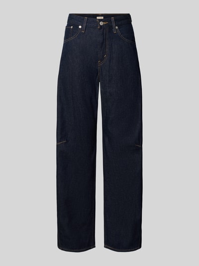 Productfoto, Barrel Fit Jeans met steekzakken van Levi's®, donkerblauwe denim, katoen, knoop- en ritssluiting