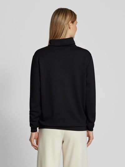 Soyaconcept Sweatshirt mit Stehkragen und Tunnelzug Modell 'Banu' Black 5