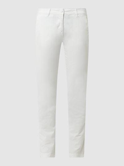 Napapijri Chino mit Stretch-Anteil Modell 'Meridian'
 Weiss 2