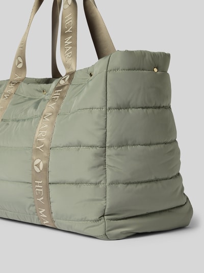 Hey Marly Torba shopper z pikowaniem model ‘Travel Buddy’ Trzcinowy 3