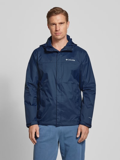 COLUMBIA Softshell-Jacke mit Label-Print Modell 'Watertight' Marine 4