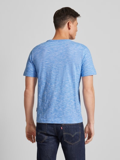 Tom Tailor T-Shirt in Melange-Optik Royal 5