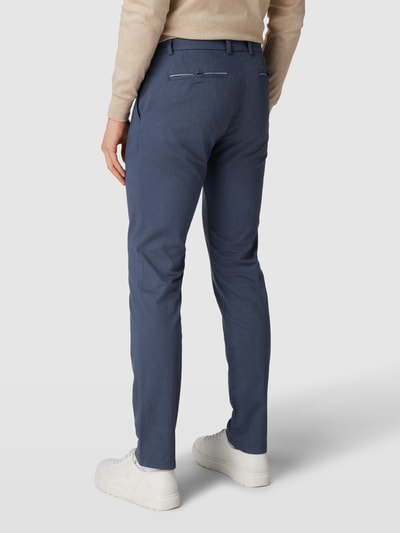 bugatti Broek met Franse steekzakken, model 'Palma' Donkerblauw - 5