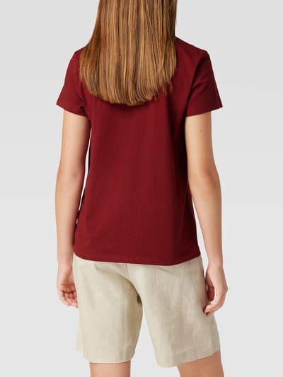 Levi's® T-Shirt mit Label-Print Modell 'THE PERFECT TEE' Bordeaux 5