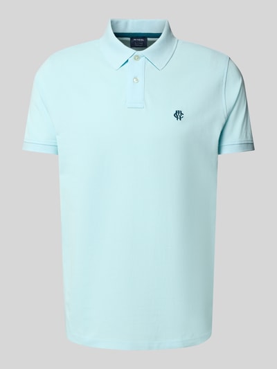 MCNEAL Poloshirt met labelstitching Lichtturquoise - 2