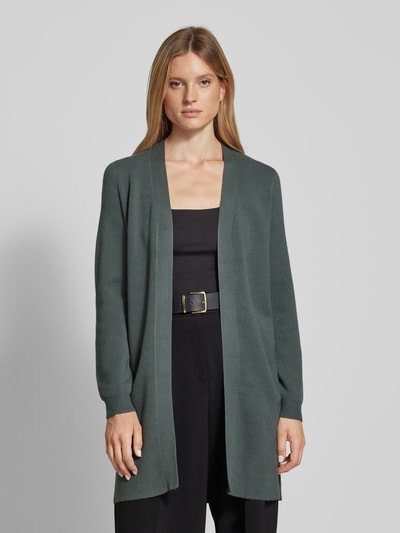 Vero Moda Lange cardigan met lange mouw, model 'NANCY' Rietgroen - 4