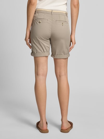 Tom Tailor Regular Fit Bermuda mit Gürtel Taupe 5