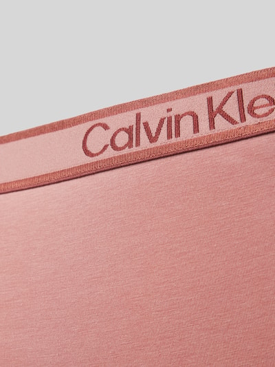 Calvin Klein Underwear Stringi z pasem z logo Fiołkoworóżowy 2