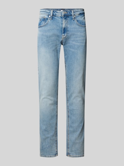 Produktfoto, Slim Fit Jeans Modell 'SCANTON SLIM BI216' von Tommy Jeans in blauer Denim-Optik und 5-Pocket-Design, Herren
