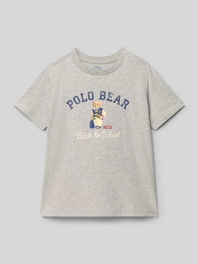 Polo Ralph Lauren Kids T-shirt z okrągłym dekoltem Średnioszary melanż 1