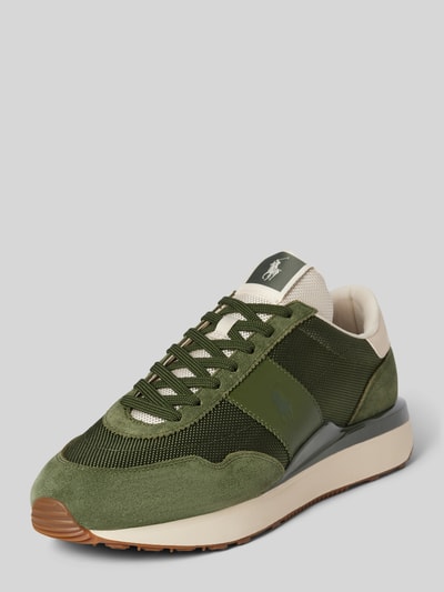 Polo Ralph Lauren Sneaker mit Label-Stitching Oliv 1