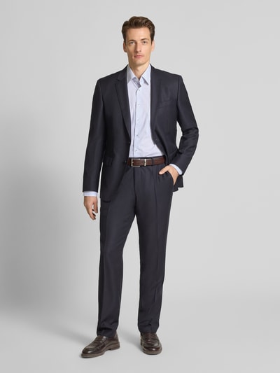 ETERNA Regular fit vrijetijdsoverhemd met borstzak, model 'Kent' Marineblauw - 1