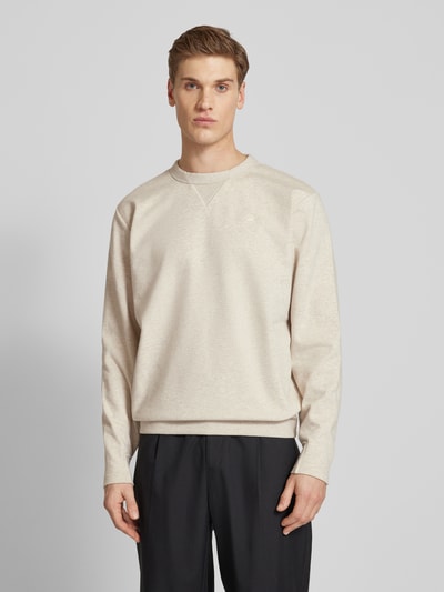 G-Star Raw Loose Fit Sweatshirt aus Baumwoll-Mix Modell 'NIFOUS' Offwhite Melange 4