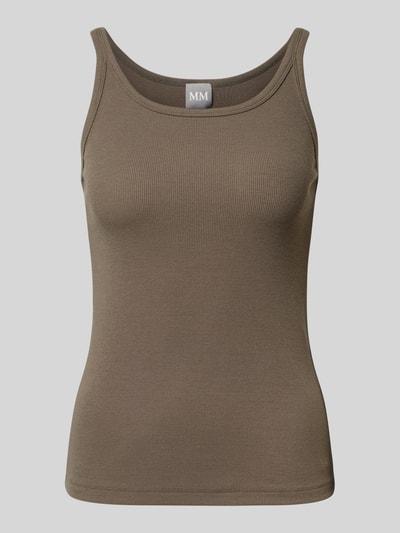 MM Tanktop in Ripp-Optik Modell 'STRENNA' Oliv 2