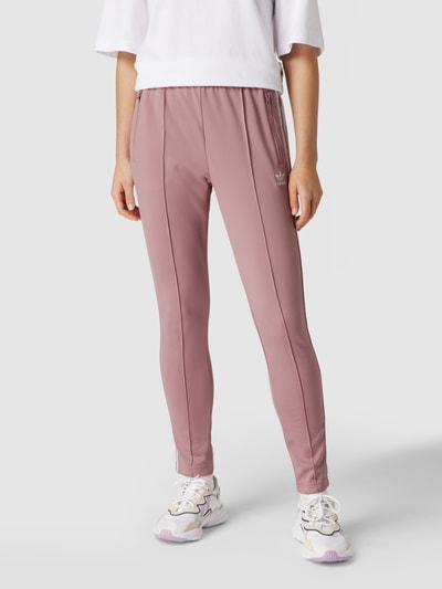 adidas Originals Sweatpants mit Logo-Streifen Mauve 4