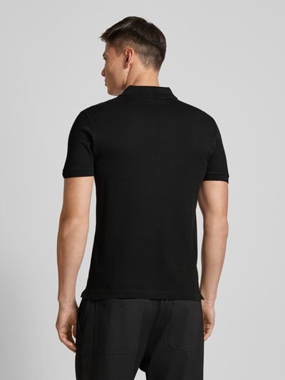 Lacoste Slim Fit Poloshirt mit Label-Patch Modell 'PIQUE' Black 5