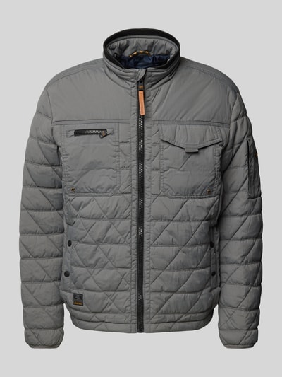 camel active Steppjacke mit Stehkragen Mittelgrau 2