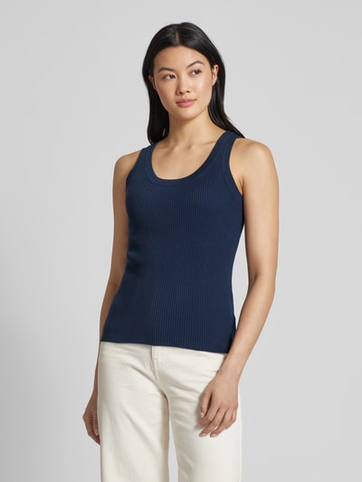 Esprit Tanktop in riblook Marineblauw - 4