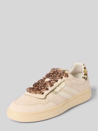 Tamaris Low Top Sneaker aus Veloursleder im Street Style Sand 1