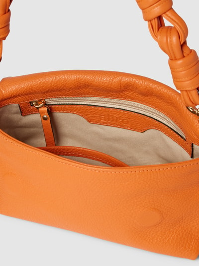 Abro Schultertasche aus Leder mit Label-Detail Modell 'SOLEY' Orange 4