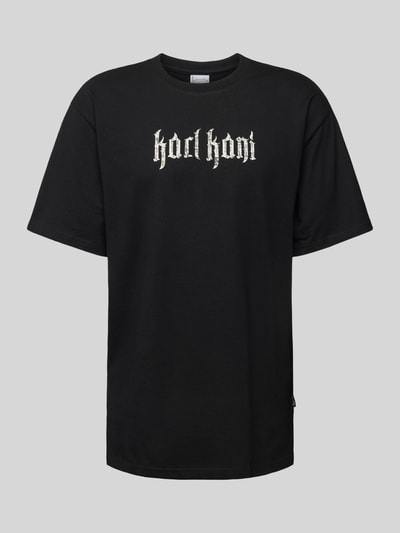 KARL KANI T--Shirt mit Logo-Print Black 2