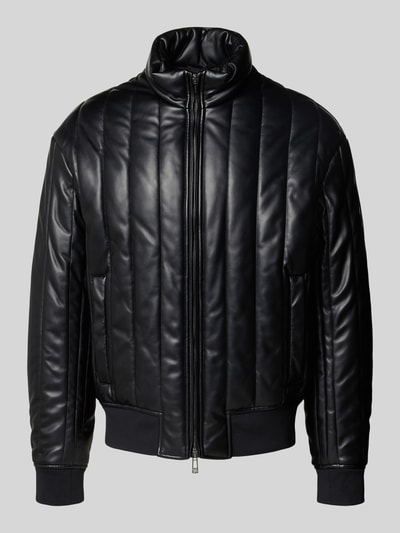 ARMANI EXCHANGE Blouson in Leder-Optik mit Zweiwege-Reißverschluss Black 2