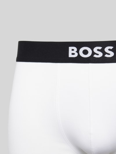 BOSS Trunks mit elastischem Logo-Bund im 3er-Pack Weiss 2