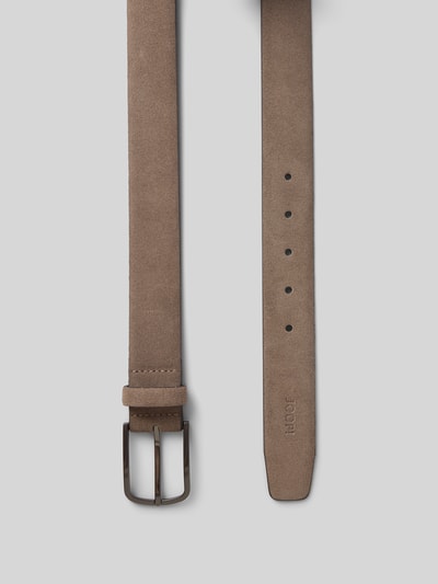 JOOP! Collection Ledergürtel mit Dornschließe Mittelbraun 3