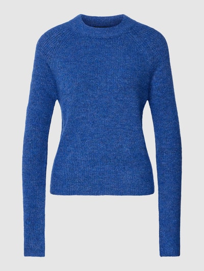 Pieces Sweter z dzianiny z raglanowymi rękawami model ‘ELLEN’ Królewski niebieski 2