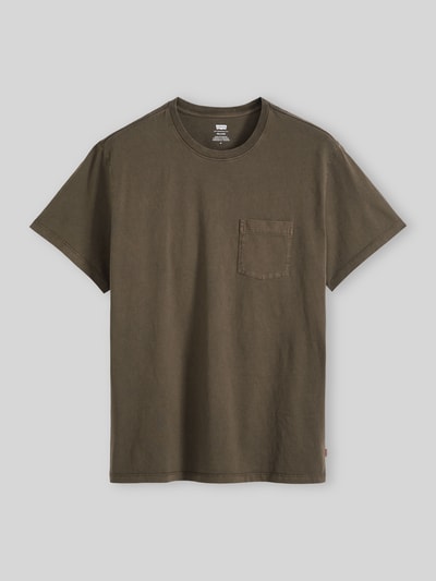 Levi's® Relaxed Fit T-Shirt aus reiner Baumwolle Khaki 2