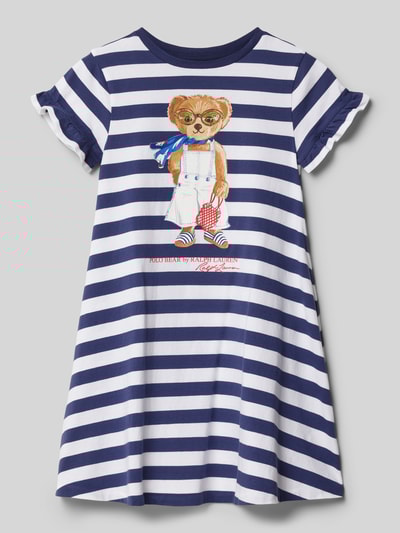 Polo Ralph Lauren Teens T-Shirt-Kleid mit Polo Bear Print Marine 1