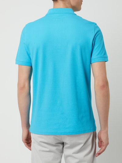 Montego Poloshirt van piqué Oceaanblauw - 5