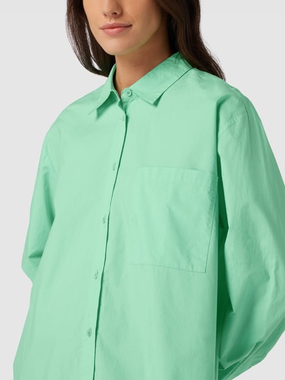 Armedangels Overhemdblouse met borstzak Groen - 3