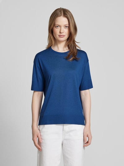 Windsor T-Shirt mit Label-Applikation Royal 4