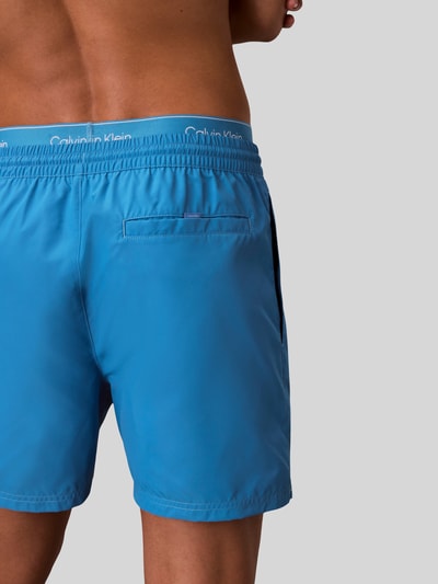 Calvin Klein Underwear Badeshorts mit Logo Bund Jeansblau 3