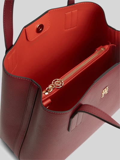 Tommy Hilfiger Henkeltasche mit Anhänger für Kleinigkeiten Bordeaux 5